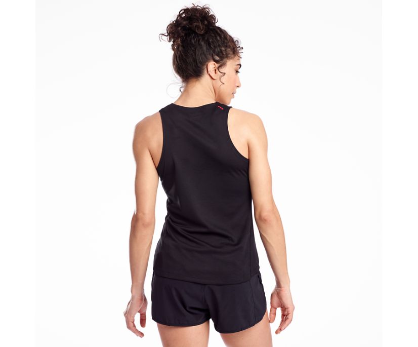 Saucony Stopwatch Singlet Women's Tanks Black | Canada 323AHKP